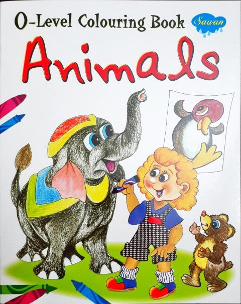 0 Level Colouring Book Animals