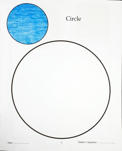 0 Level Colouring Book Shapes And Objects