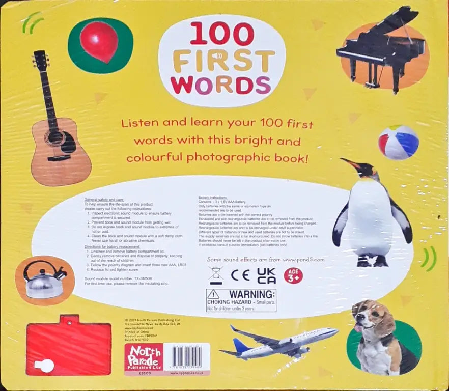 100 First Words : A Listen and Learn Sound Book