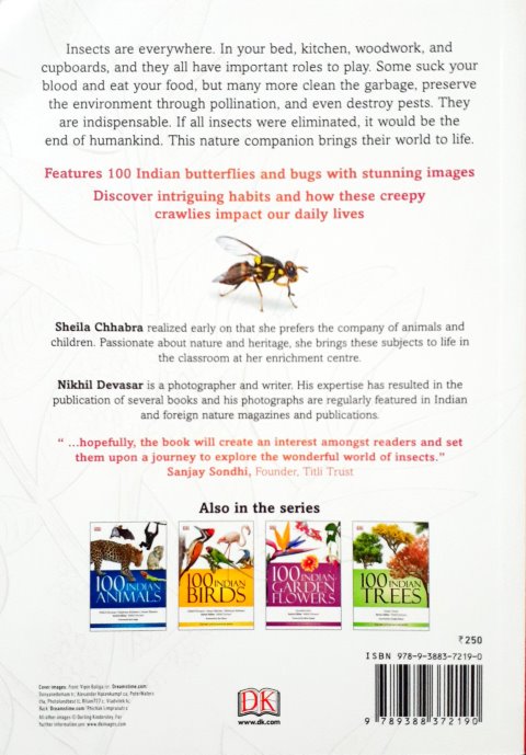 100 Indian Bugs & Butterflies