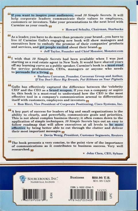 10 Simple Secrets of the World's Greatest Business Communicators