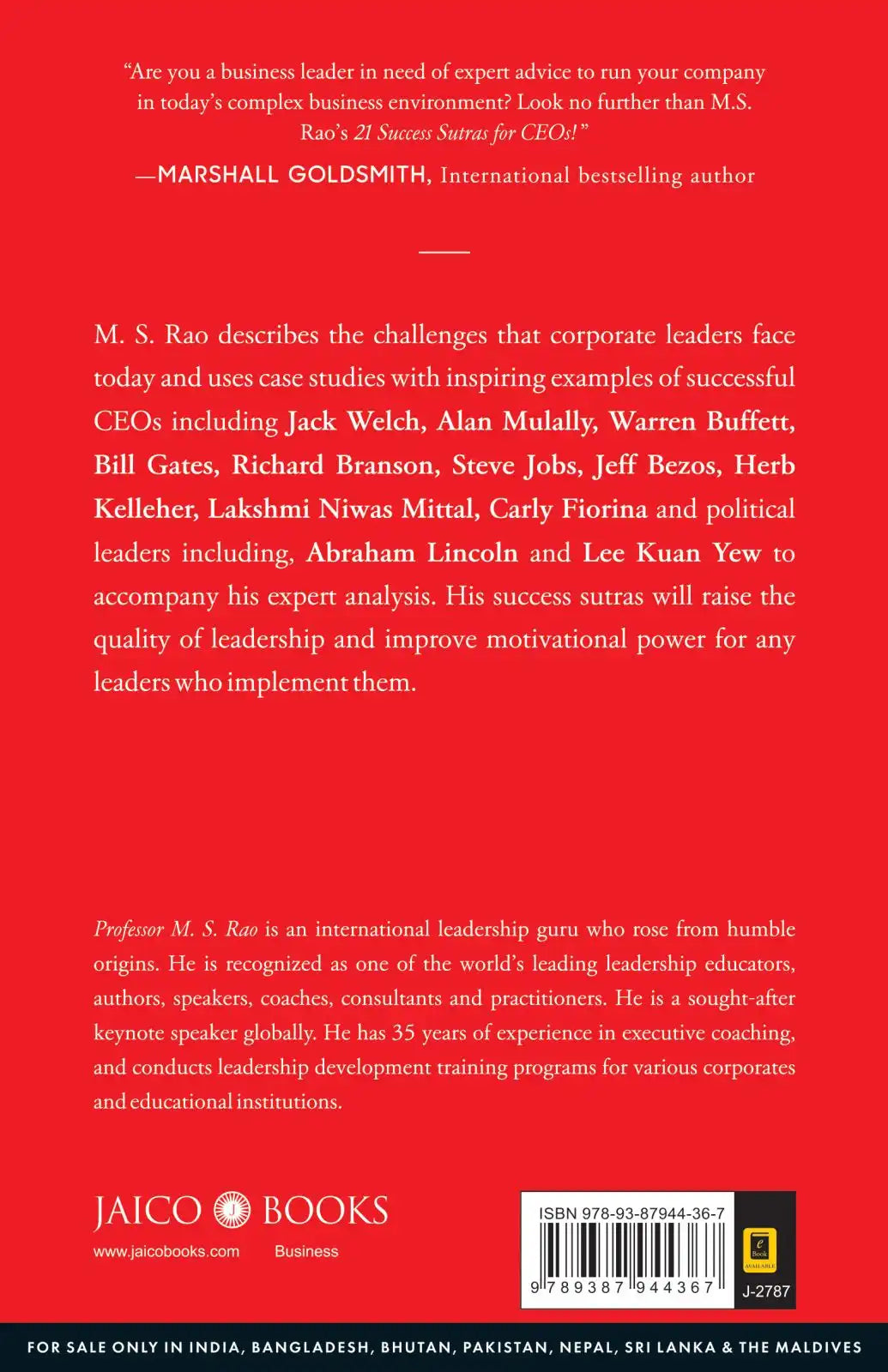 21 Success Sutras for CEOs