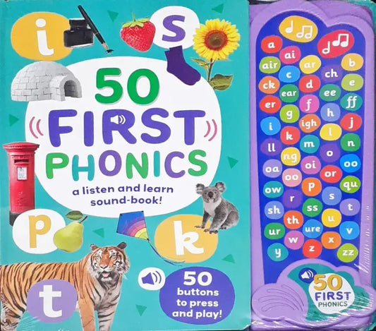 50 First Phonics : A Listen and Learn Sound Book - Image #1