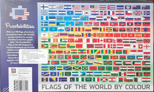 Flags of the World 500 Piece Jigsaw Puzzle