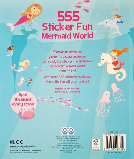 555 Sticker Fun Mermaid World
