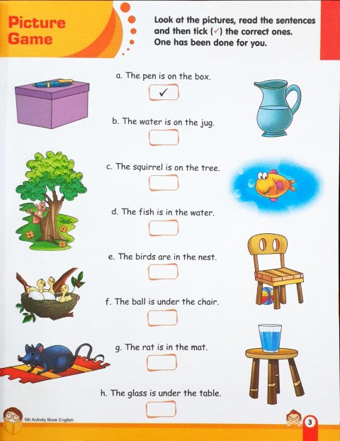 5th Activity Book English (7+)