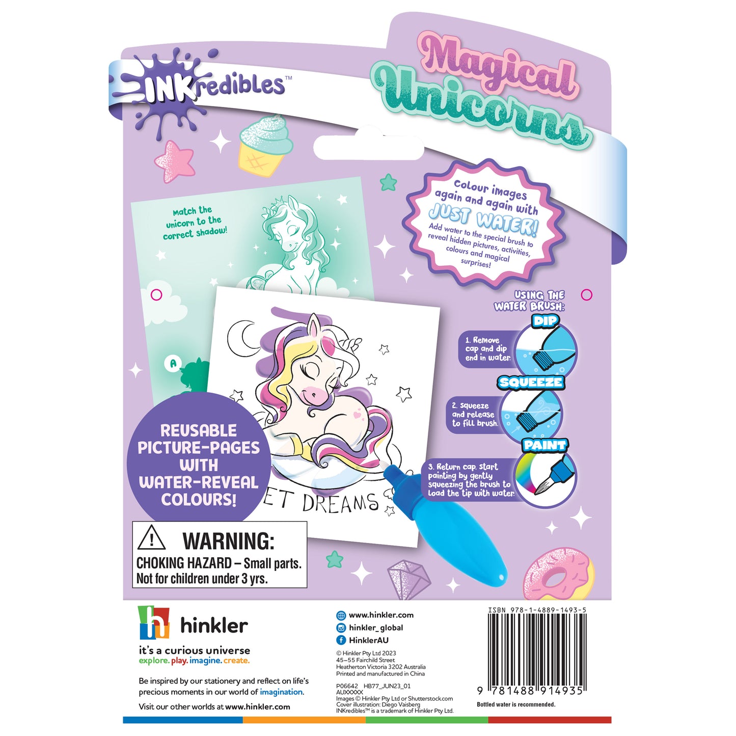 Inkredibles Unicorn Magic Water Wonder