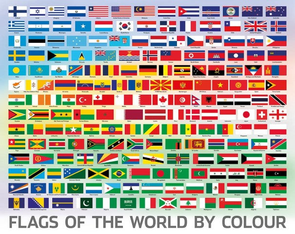 Flags of the World 500 Piece Jigsaw Puzzle