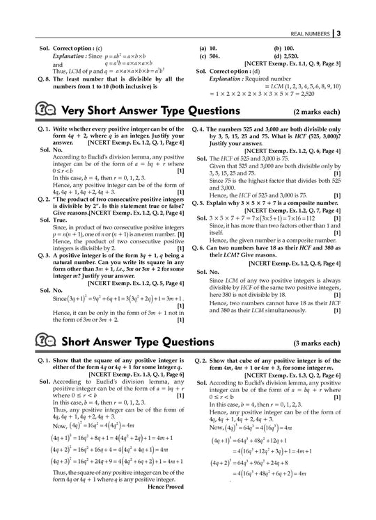 Oswaal NCERT Exemplar (Problems - Solutions) | Class 10 | Mathematics | For Latest Exam