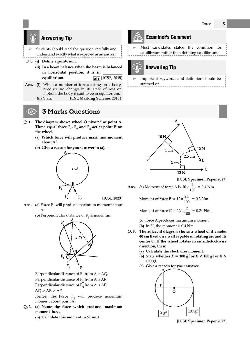 Oswaal ICSE Question Bank Chapter-wise Topic-wise Class 10 | Physics, Chemistry, Maths and Biology | Set of 4 Books