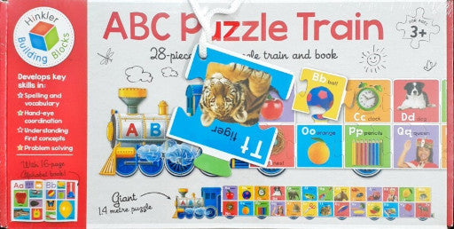 Building Blocks ABC Giant Puzzle Train And Book 28 Pieces Jigsaw Puzzle