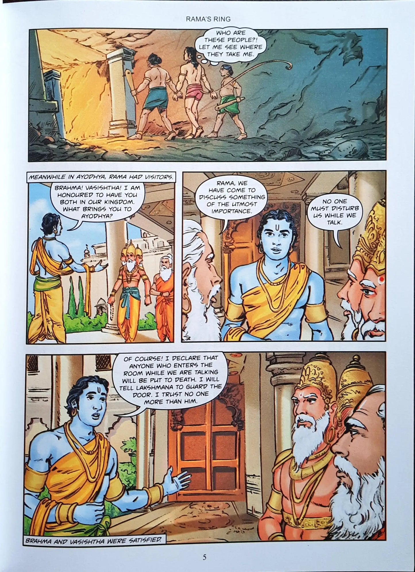 Rama's Ring - Stories from Different Versions of the Epic : Amar Chitra Katha