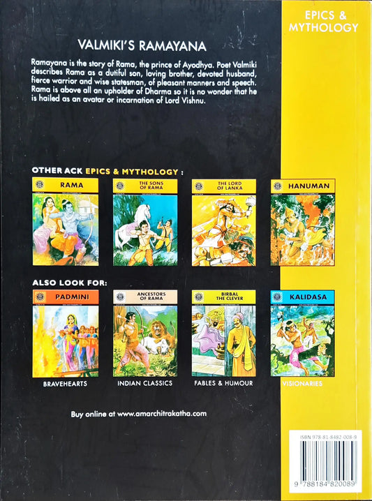 Valmiki's Ramayana: The Great Indian Epic - Amar Chitra Katha Vol. 10001