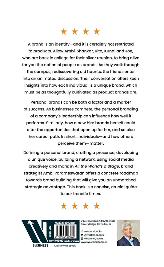 All The World's A Stage : A Personal Branding Story | Hardcover