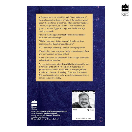 Ahimsa : 100 Reflections On The Harappan Civilization | Hardcover