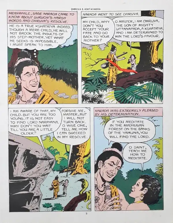 Dhruva and Ashtavakra : Amar Chitra Katha Vol. 571 (P)