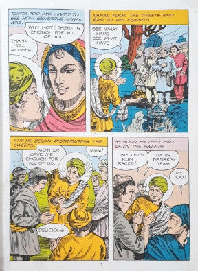 Guru Nanak The Founding Guru Of Sikhism (Amar Chitra Katha) Vol. 590 (P)