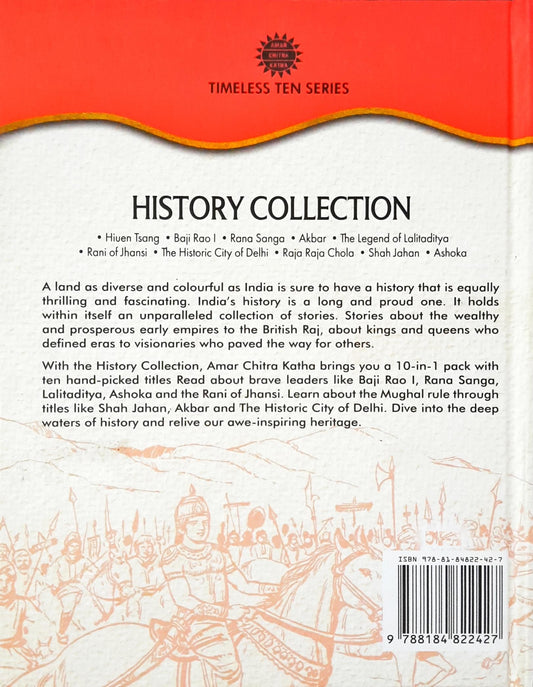 Amar Chitra Katha Vol. No T-10-3: History Collection - 10 in 1 | Timeless Ten Series