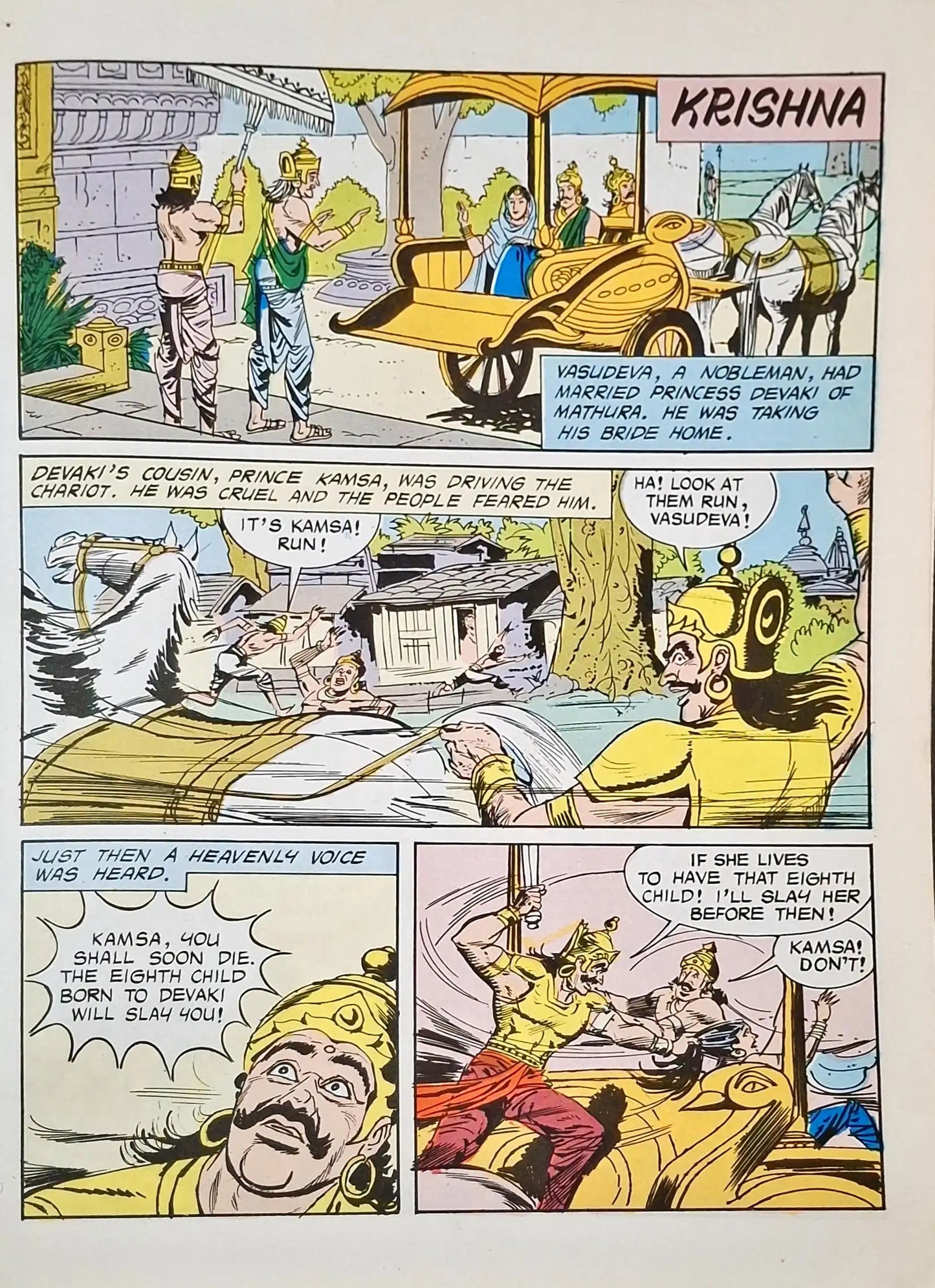 Tales of Krishna 3 in 1 : Amar Chitra Katha Vol. 10009 (P)