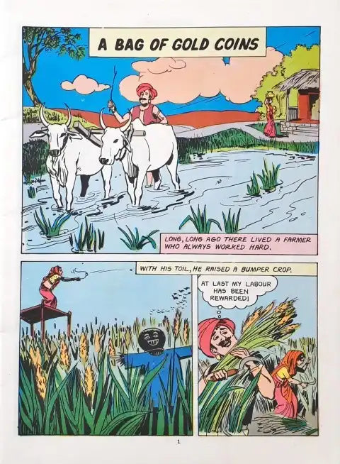 A Bag Of Gold Coins : Amar Chitra Katha Vol. 607 (P)