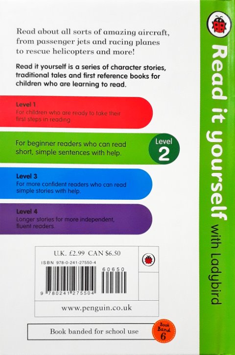 Read It Yourself With Ladybird Level 2 Amazing Aircraft