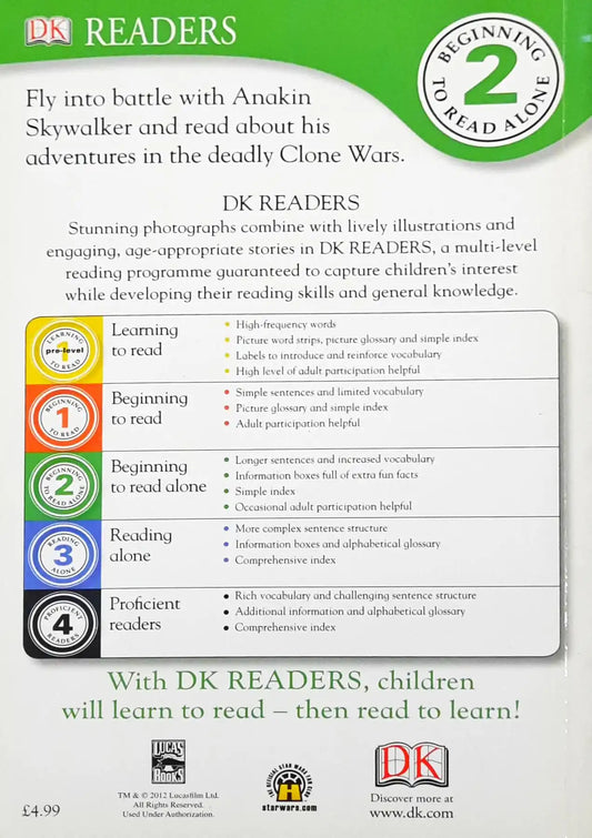 Anakin in Action! : Star Wars - The Clone Wars | DK Readers Level 2 (P)