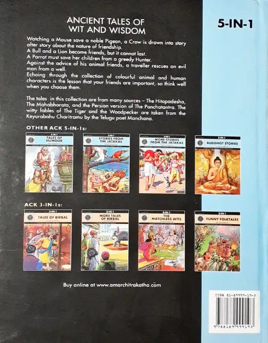 Ancient Tales Of Wit And Wisdom 5-in-1 Amar Chitra Katha Vol. 1014