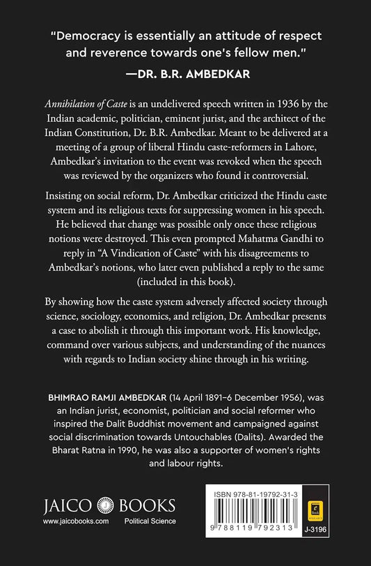 Annihilation of Caste
