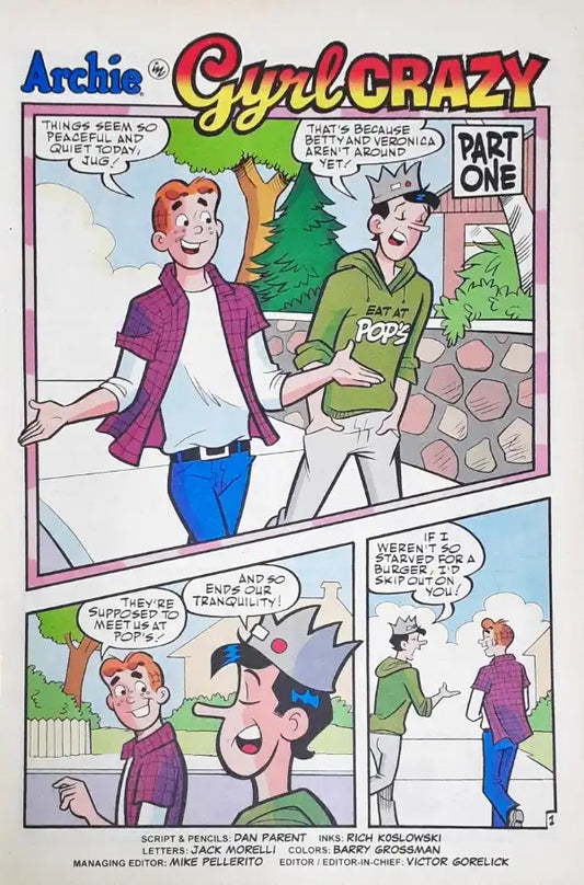 Archie Comics No. 607 Archie Meets The School Gyrls