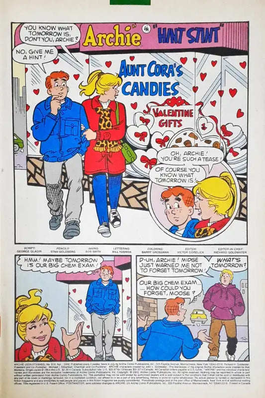 Archie Comics No. 519