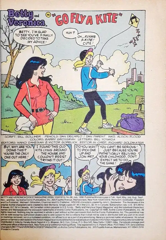 Archie Betty And Veronica Digest Magazine No. 96 (P)
