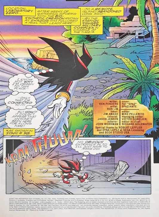 Sonic The Hedgehog : Archie Comics Adventure Series No. 157