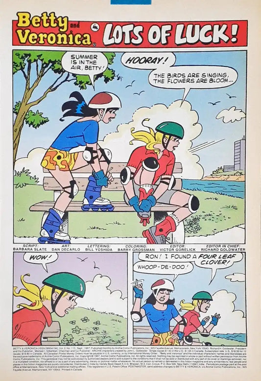 Betty and Veronica : Archie Comics No. 115 Sept