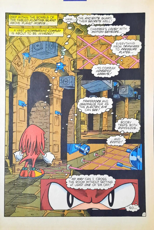 Sonic's Friendly Nemesis Knuckles #1 of 3 : Archie Comics Adventure Series No. 1 July