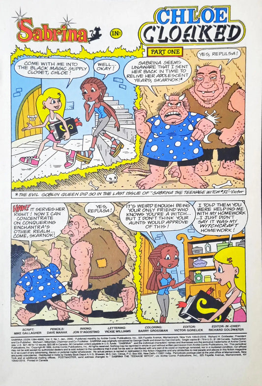 Sabrina : Archie Comics No. 1 Jan