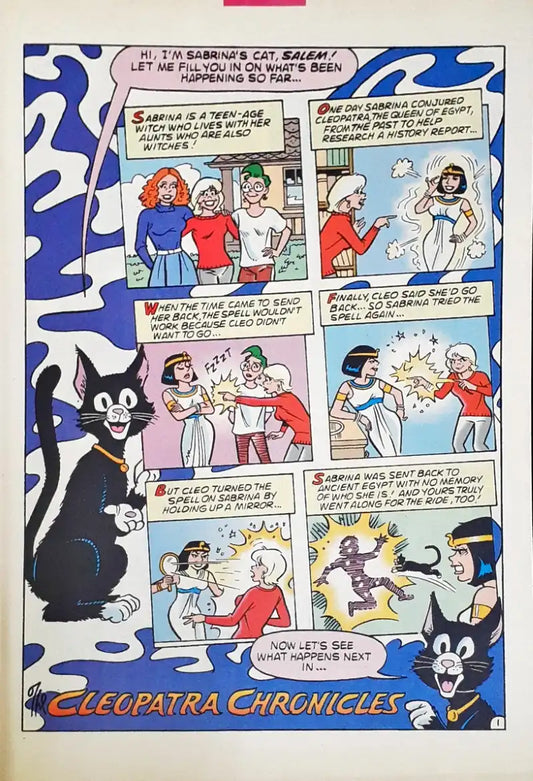Sabrina The Teenage Witch The Cleopatra Chronicles Part II of III : Archie Comics No. 2 June