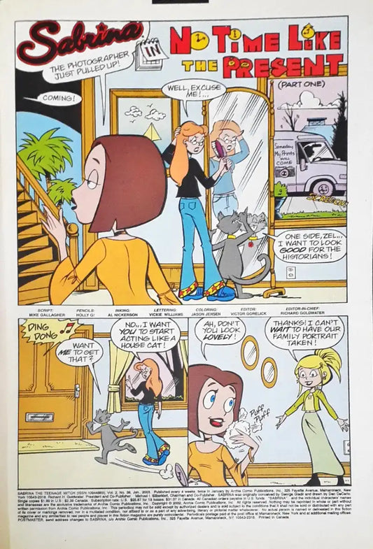 Sabrina The Teenage Witch : Archie 60th Anniversary No. 38