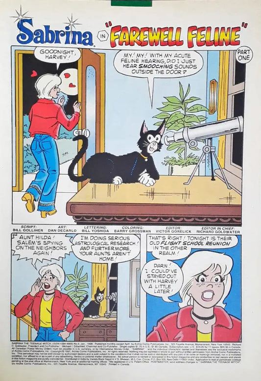 Sabrina The Teenage Witch : Archie Comics No. 9 Jan