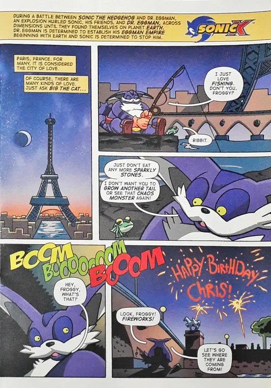 Sonic X Wish You Were Here : Archie Comics 65th Anniversary No. 8