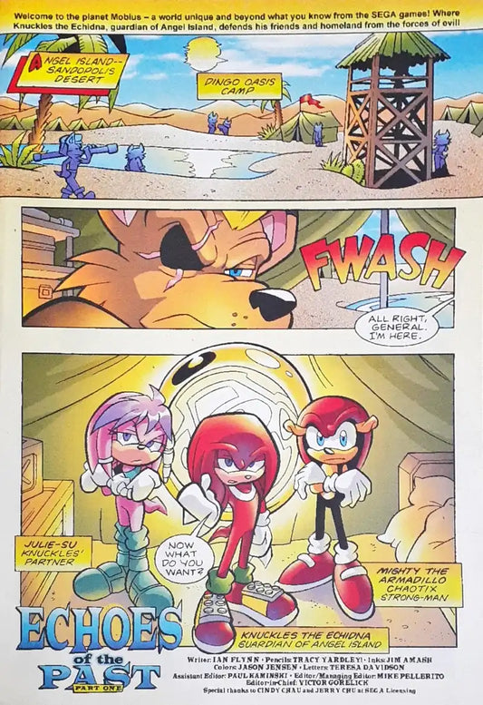 Sonic Universe Knuckles : The Return Part 1 of 4 : Archie Comics Adventure Series No. 9