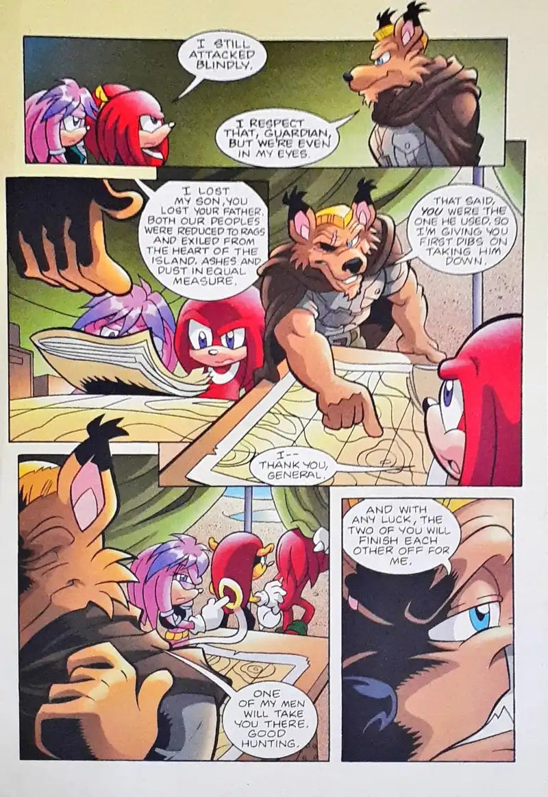 Sonic Universe Knuckles : The Return Part 1 of 4 : Archie Comics Adventure Series No. 9