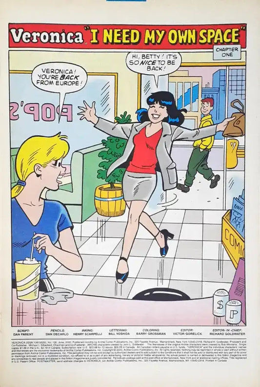 Archie Comics Veronica No. 100