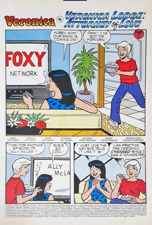 Veronica : Archie Comics No. 105 Nov