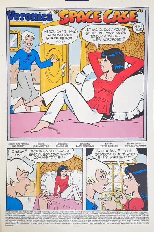 Archie Comics Veronica No. 137