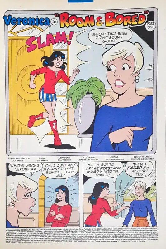 Archie Comics Veronica No. 139