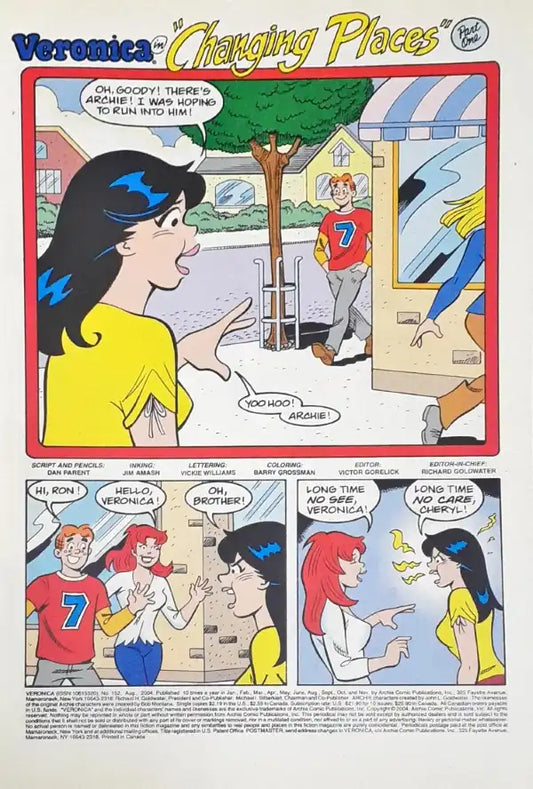 Archie Comics Veronica No. 152