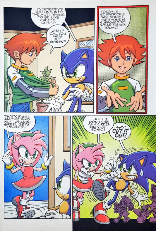 Sonic X Based on the Hit Cartoon - Are You Feeling Lucky : Archie Comics 65th Anniversary No. 17