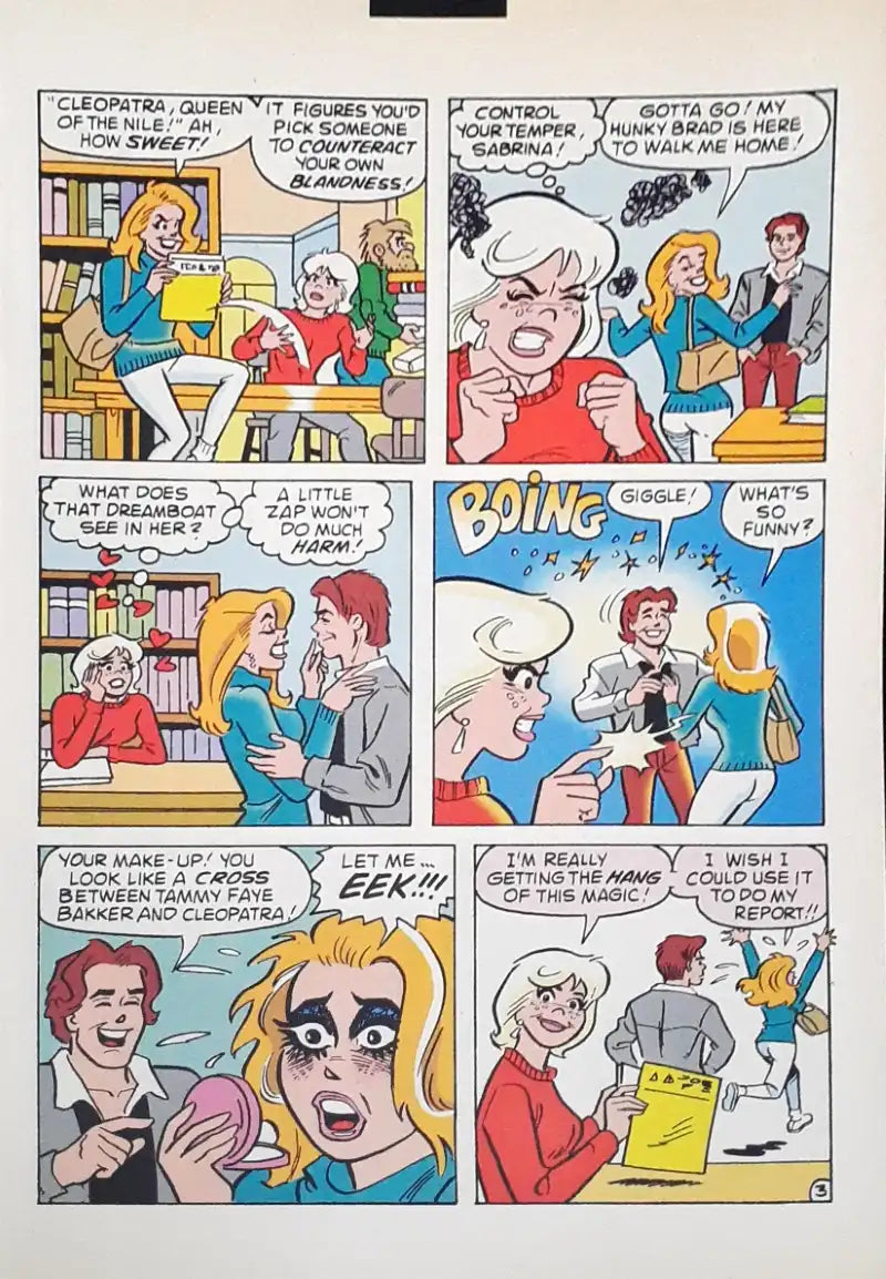 Sabrina The Teenage Witch The Cleopatra Chronicles Part I of III : Archie Comics No. 1 May - 1st Issue Collector's Edition