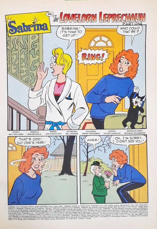 Sabrina The Teenage Witch : Archie Comics No. 24 April