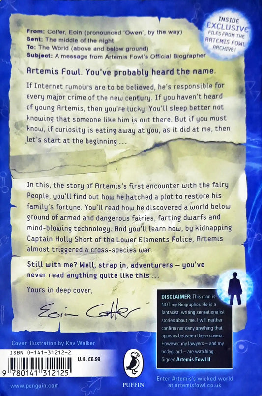 Artemis Fowl #1 : Artemis Fowl (P)